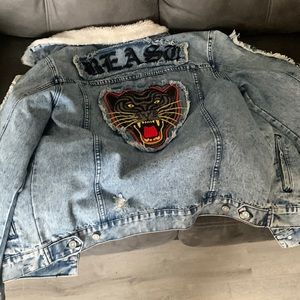 Blue Jean Contender jacket large in great condition